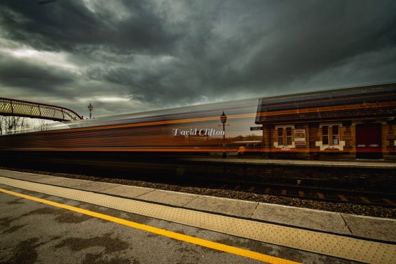 Passing through Settle Station